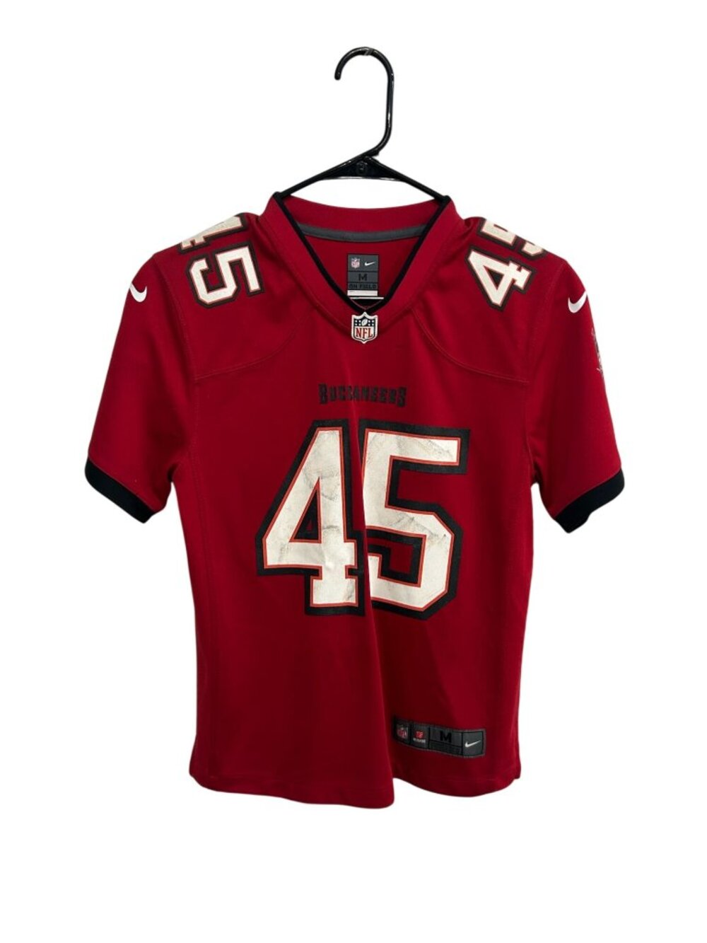 Nike Youth Medium Devin White Tampa Bay Buccaneers Jersey #45 Red Collegiate